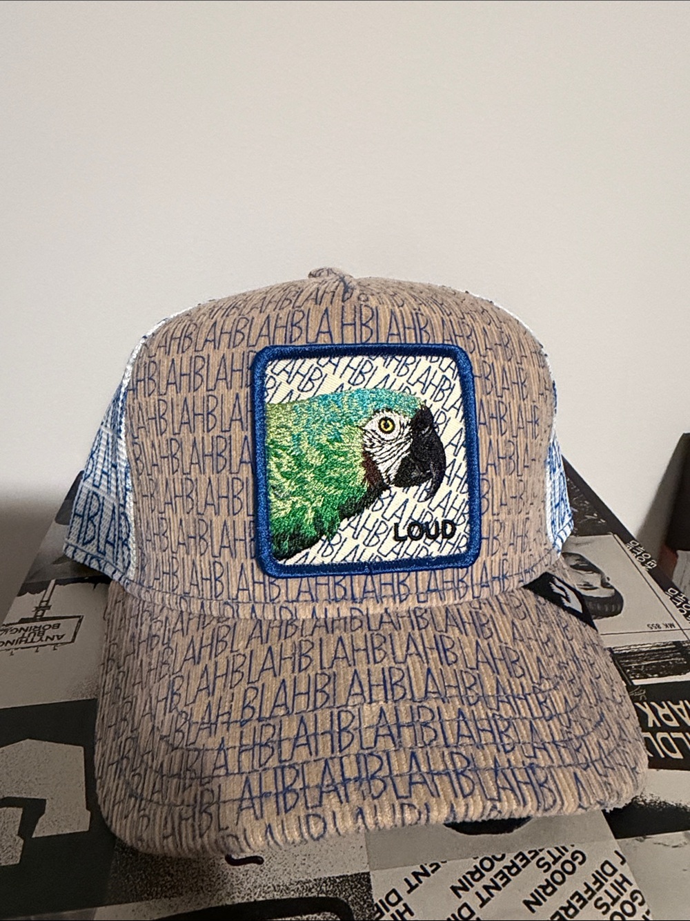 GOORIN TRUCKER BLAH BLAH BLAH (LOUD)